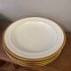 Christmas Pop up 2022 - 4 porcelain plates, gilded décor