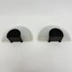 Set of 2 glass Prisma wall lamps MEGA, 1980s, Italy