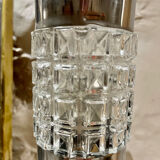 applique chrome et verre style Sciolari