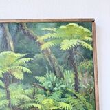 Oil painting "jungle" forest landscape