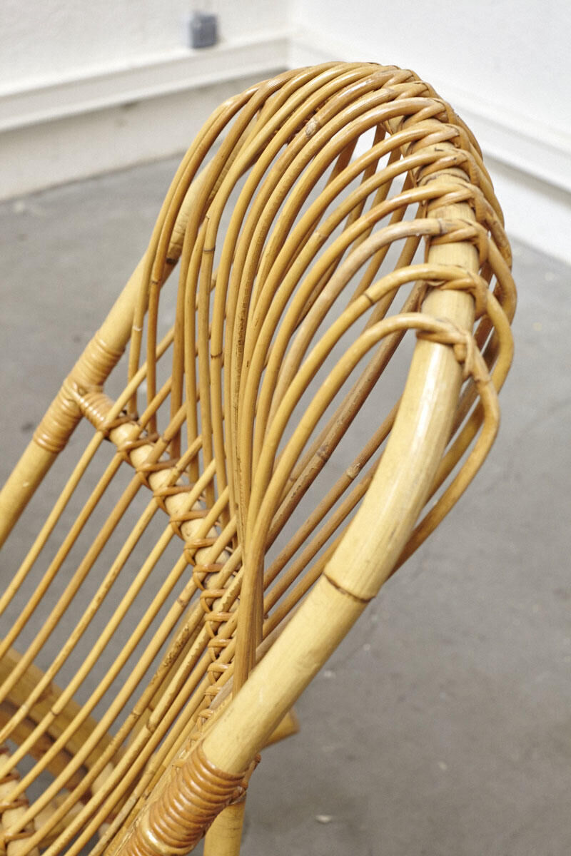 Rattan rocking chair