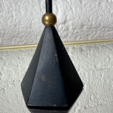 Bronze candle holder, Memphis design, 80s