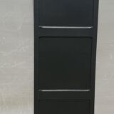 Open bookcase XIXth lacquered black