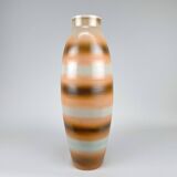 Mid-Century Large Ceramic Floor Vase, Czechoslovakia