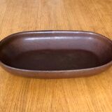 Vintage brown Dutch ceramic dish
