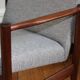 Pair of vintage Scandinavian teak armchairs from the 1960s