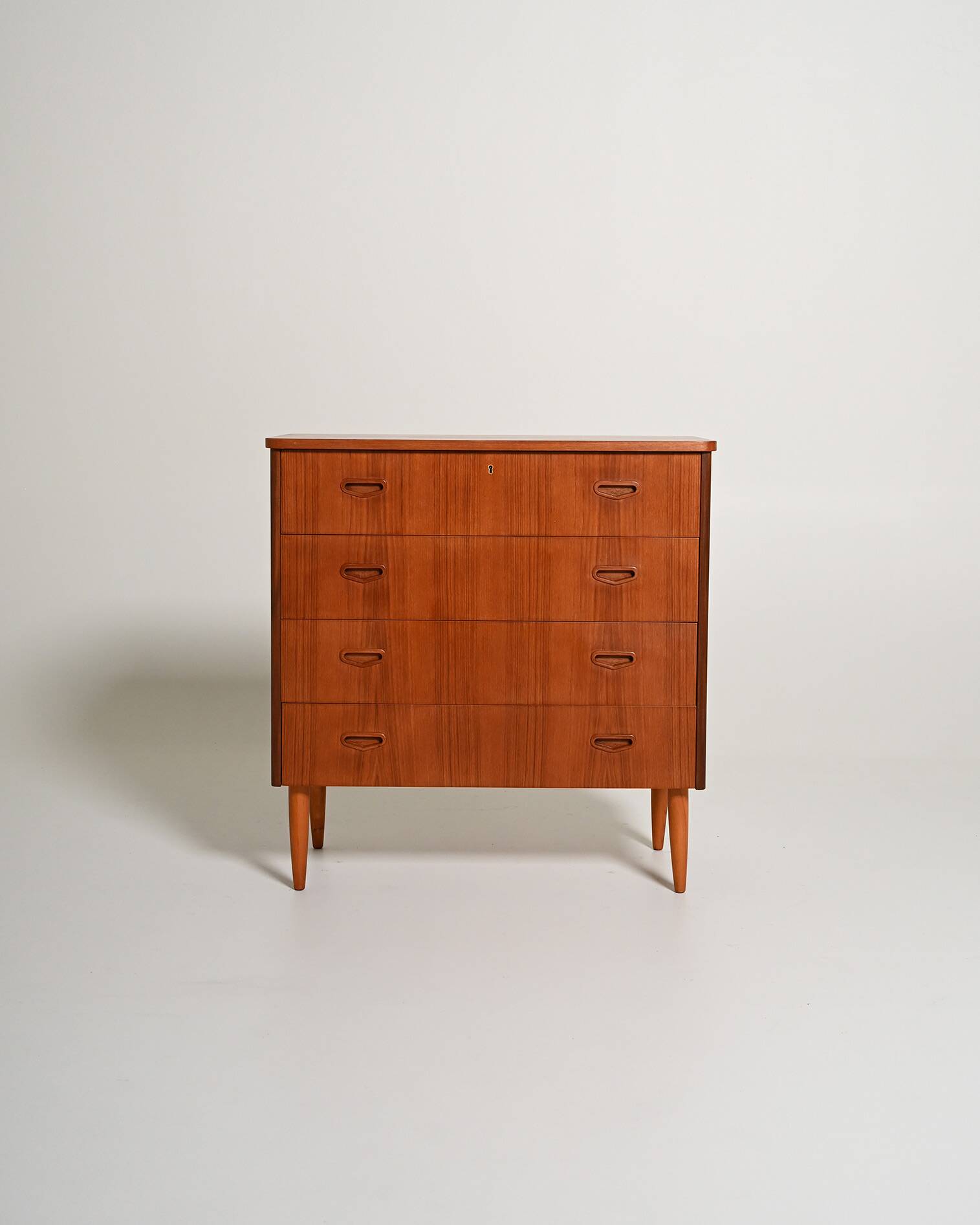 Commode en teck suédois, années 1950