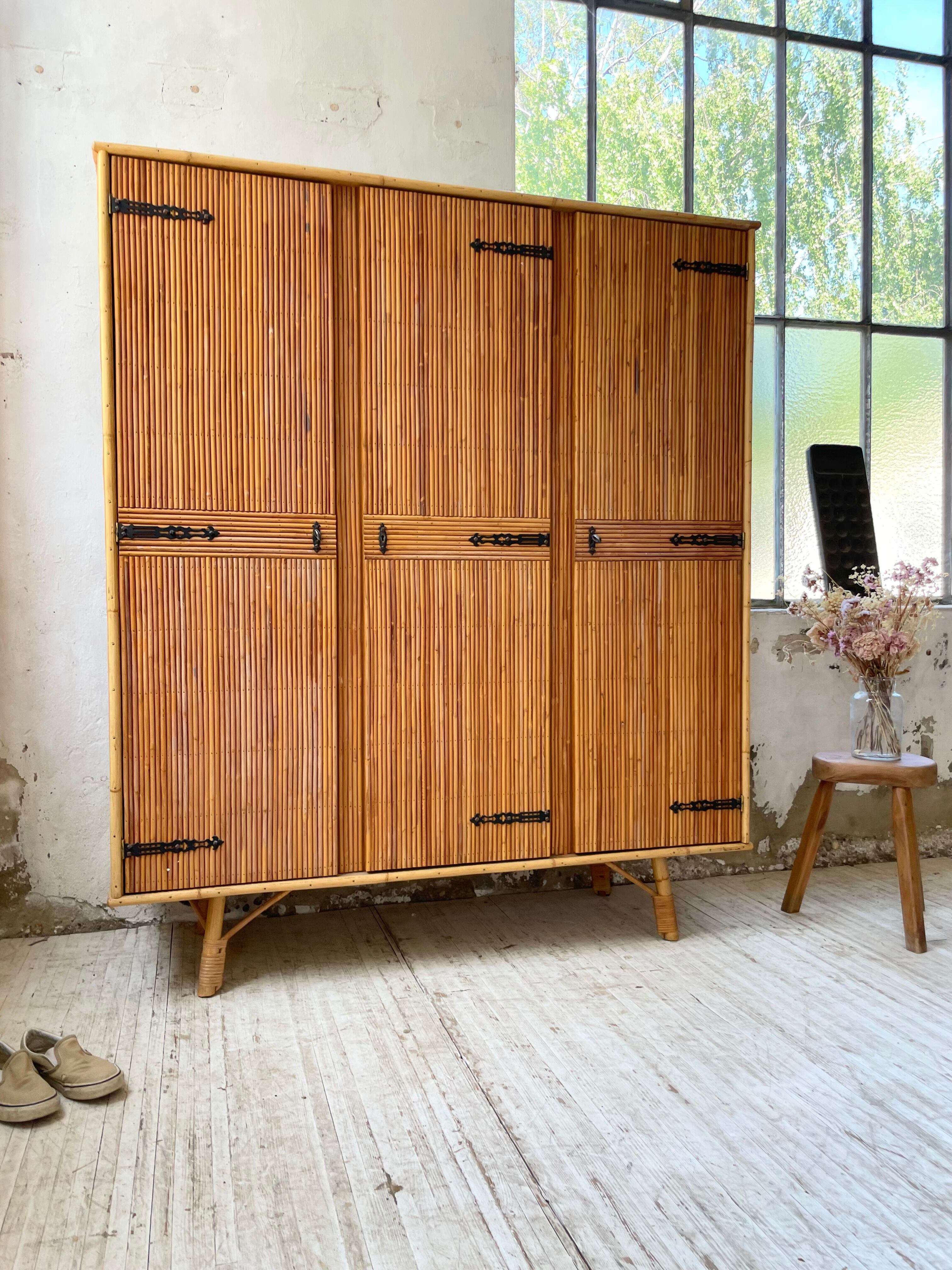 Rattan cabinet
