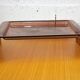 Vintage plexiglass top smoky color.