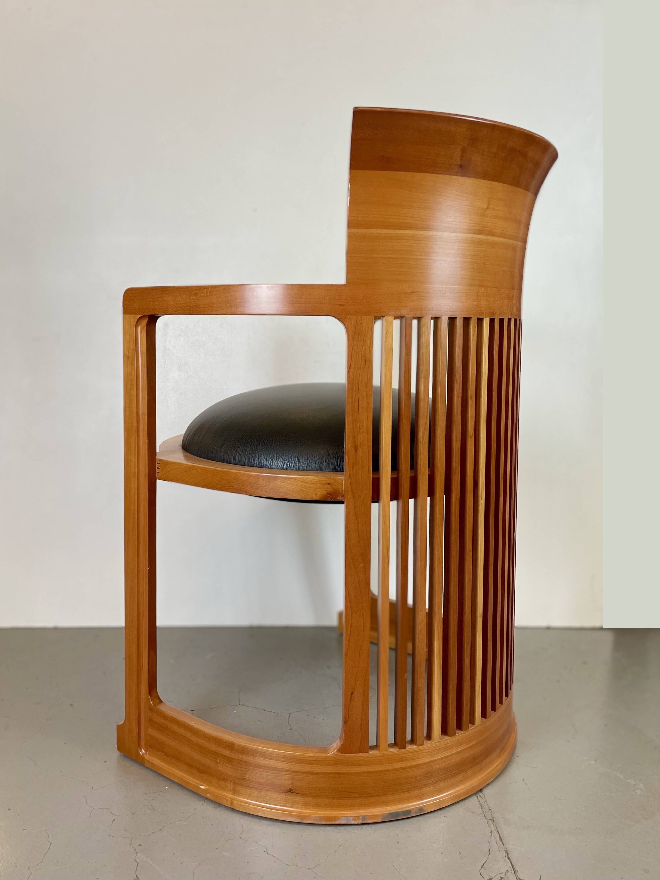 Barrel Chair by Frank Lloyd Wright Edited by Cassina, 1986