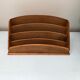Old office sorter mail rack vintage wooden letter holder