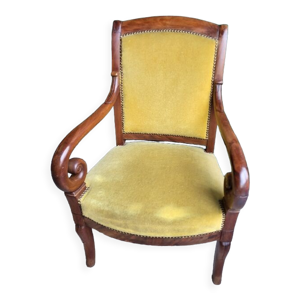 Fauteuil a crosse restauration