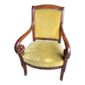 Armchair with mahogany restoration of the xix th century