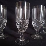 Set of 6 large absinthe glasses, h - 18 cm.