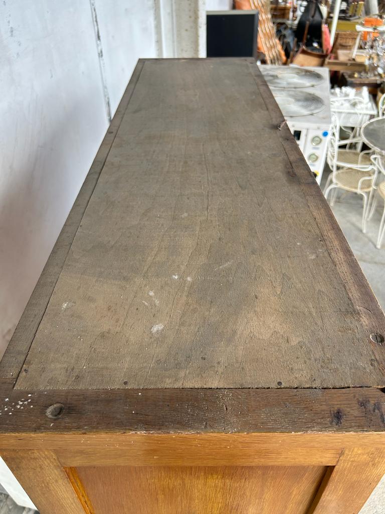 Triple oak curtain binder early xxth curtain Scholz Star Paris