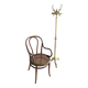 Thonet armchair in wood and cane, 1900