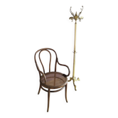 Fauteuil Thonet bois et cannage, 1900