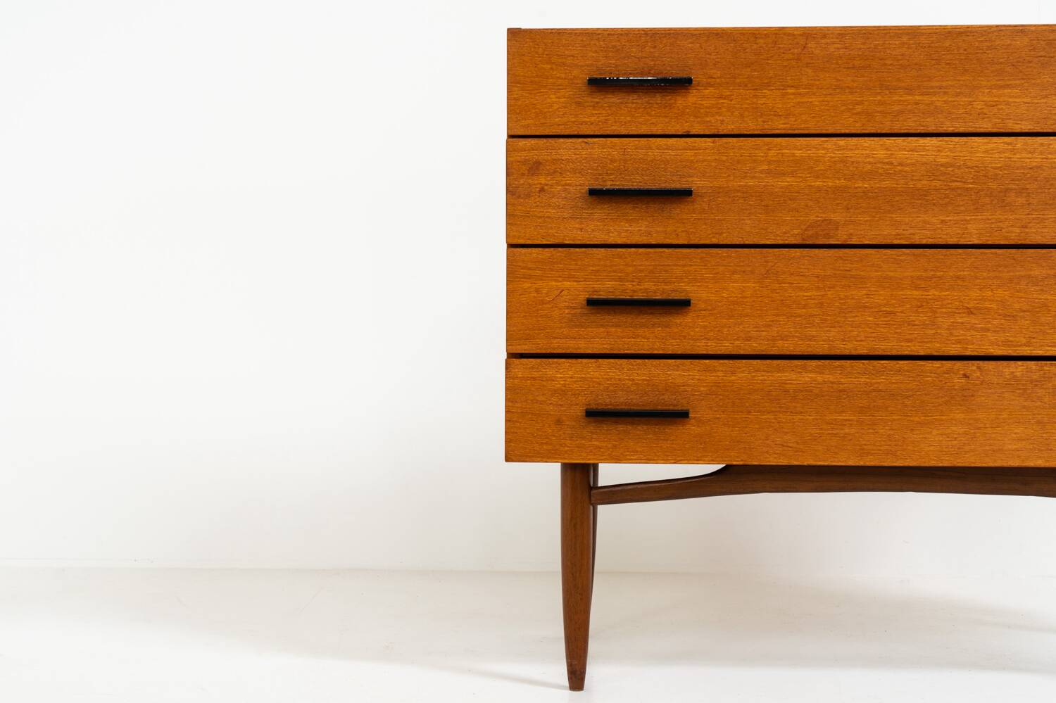 Teak chest of drawers by V-form (Belgium, 1960s).