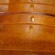 Secretary in solid cherry wood in Louis XV style.