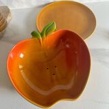 Vintage apple barbotine drainer salad bowl