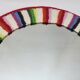 Miroir Rond Mural Cadre Crochet Tricot Bohême