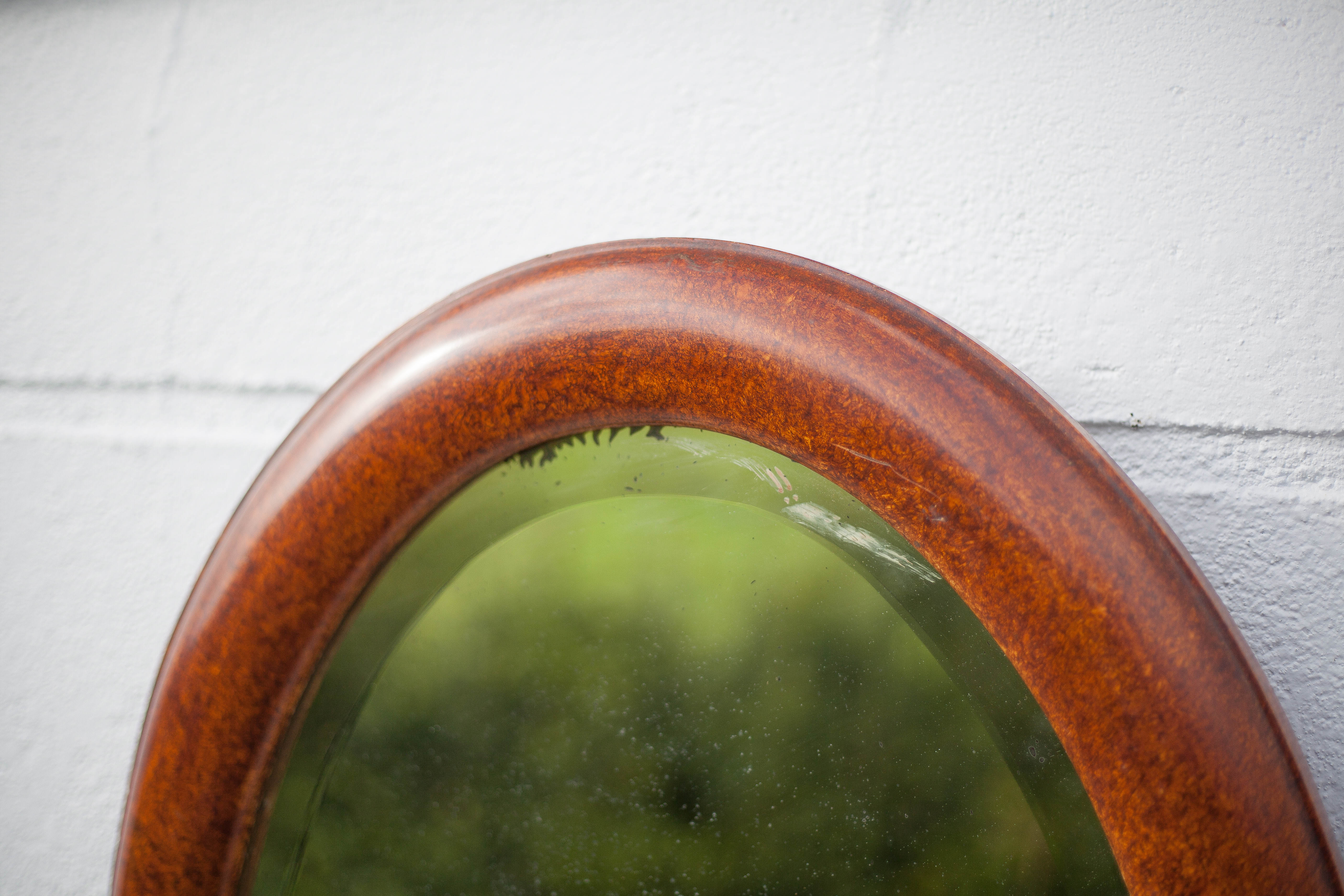 Miroir oval vintage 85x57cm