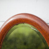 Miroir oval vintage 85x57cm
