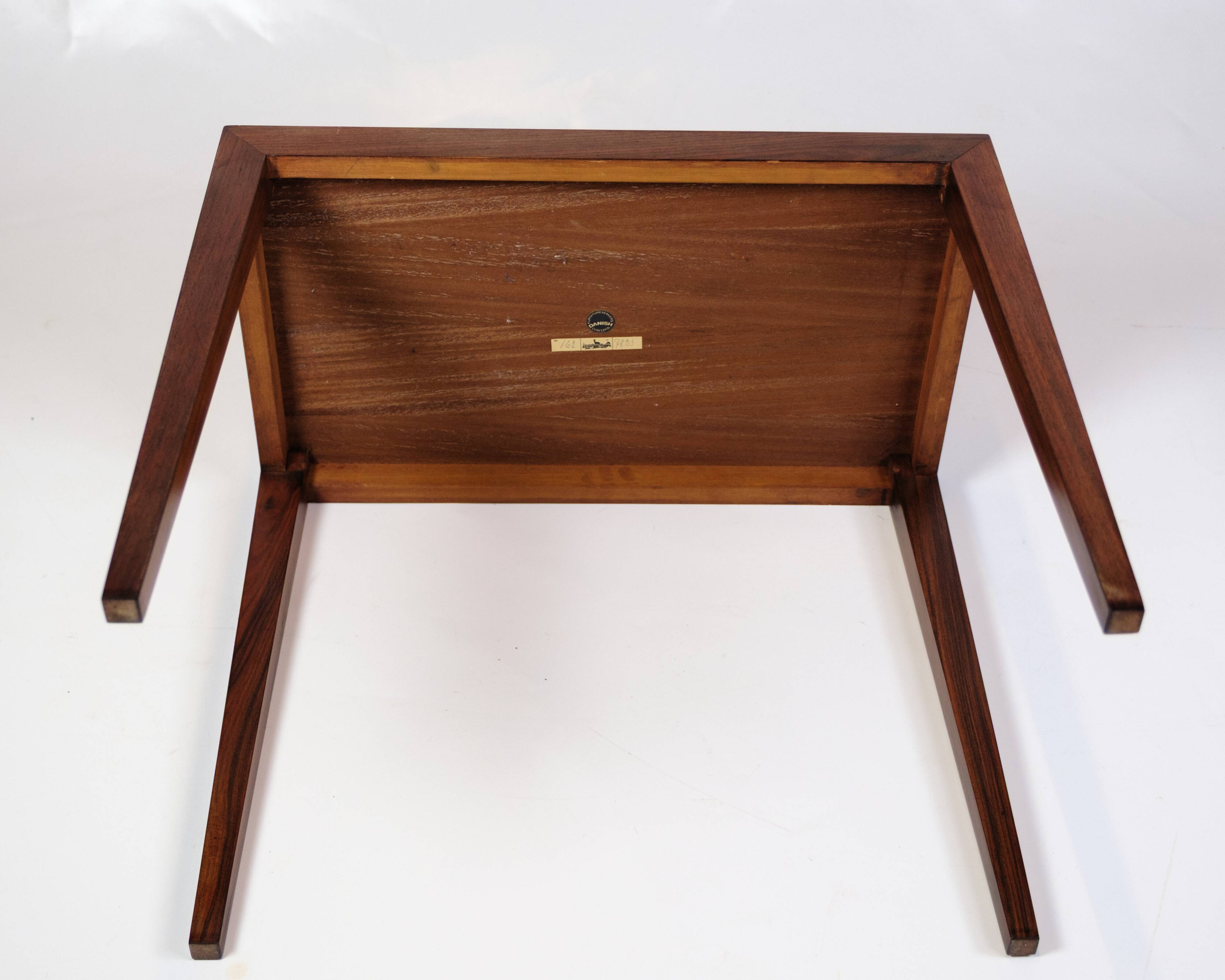 Side Table Model 162 In Rosewood By Severin Hansen For Haslev Furniture