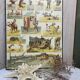 Vintage board "Les bains de mer"