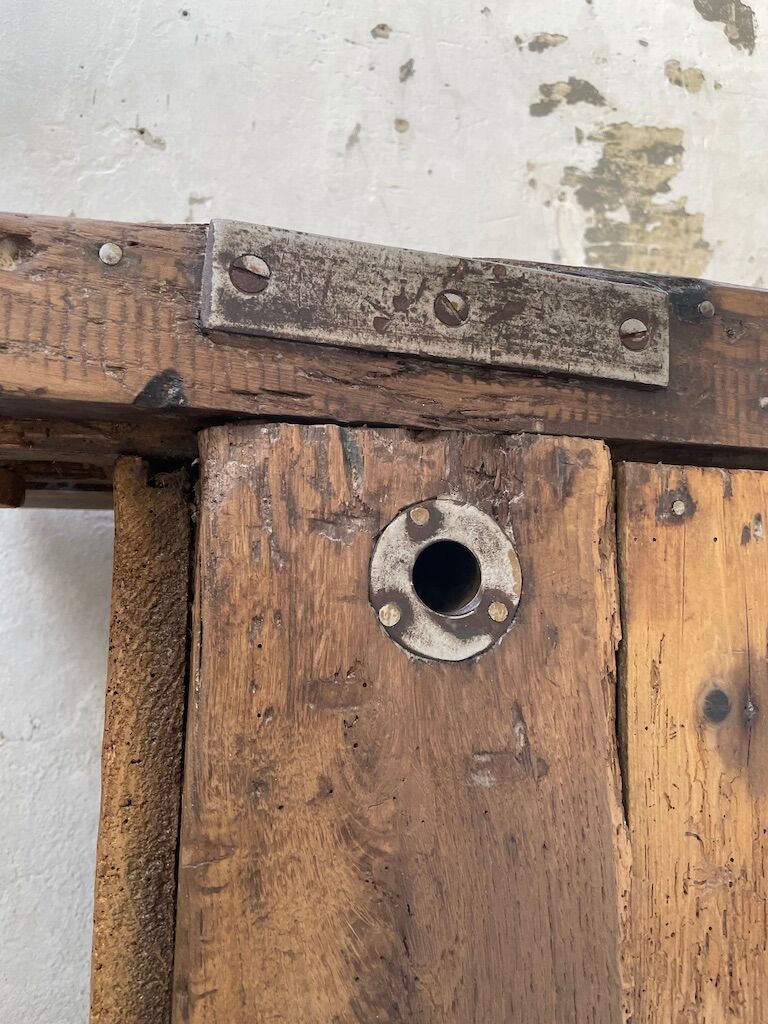 Established former brutalist console oak pine