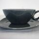 2 cups with saucers, New Time model, Boch Frères 1955