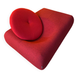 Red designer armchair Roche and Bobois