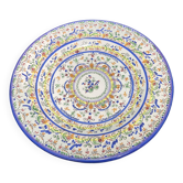 Assiette décorative murale en céramique