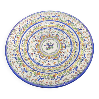 Decorative ceramic wall plate