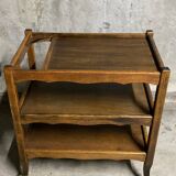 1950s oak trolley, very good condition
