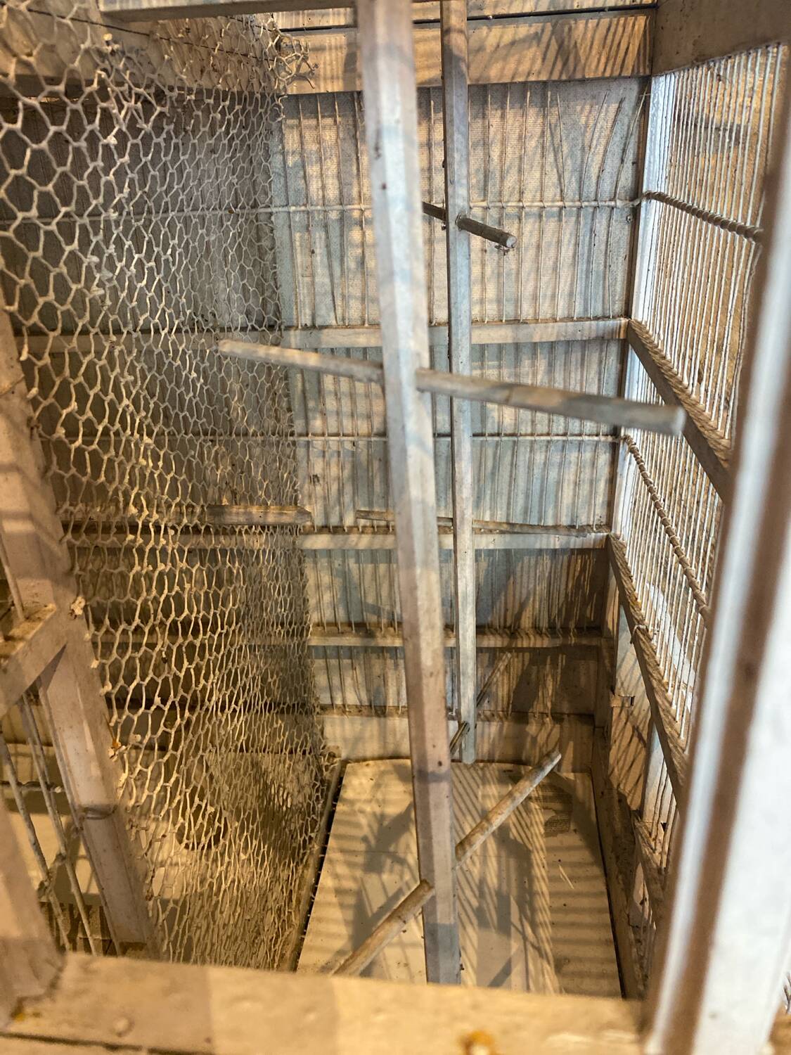 Large old cage