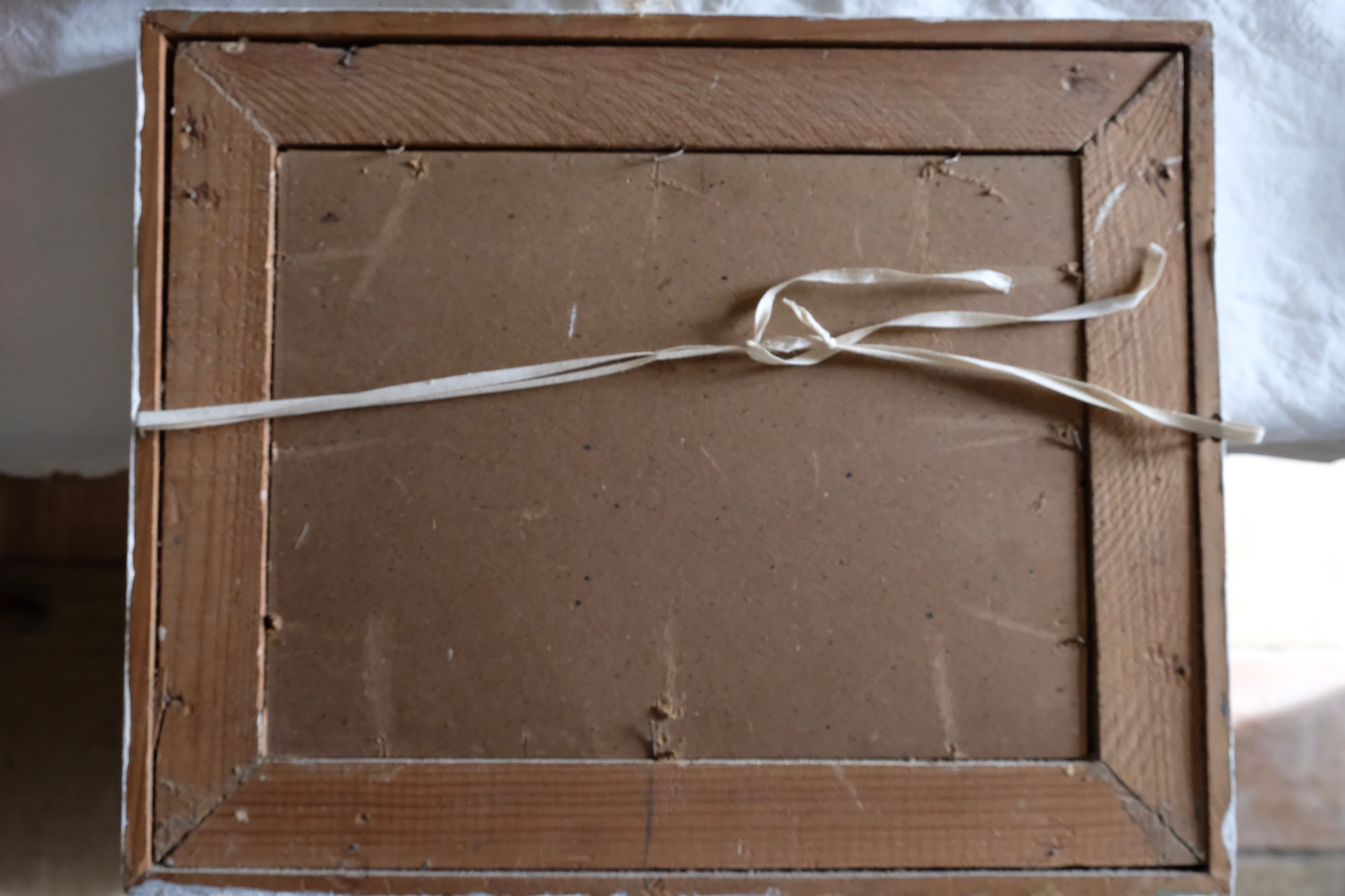 Painting bouquet of flowers, watercolor 1945, dated, signed and autographed