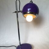 Lampe eyeball violette vintage