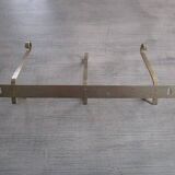 Porte-manteau art deco en métal chromé