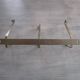 Art Deco coat rack in chromed metal