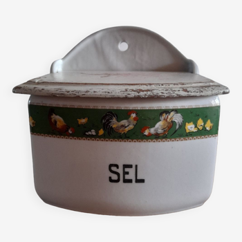 Ceramic salt box