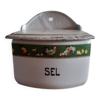 Ceramic salt box