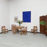 Pine table and “hongisto” chairs Ilmari Tapiovaara