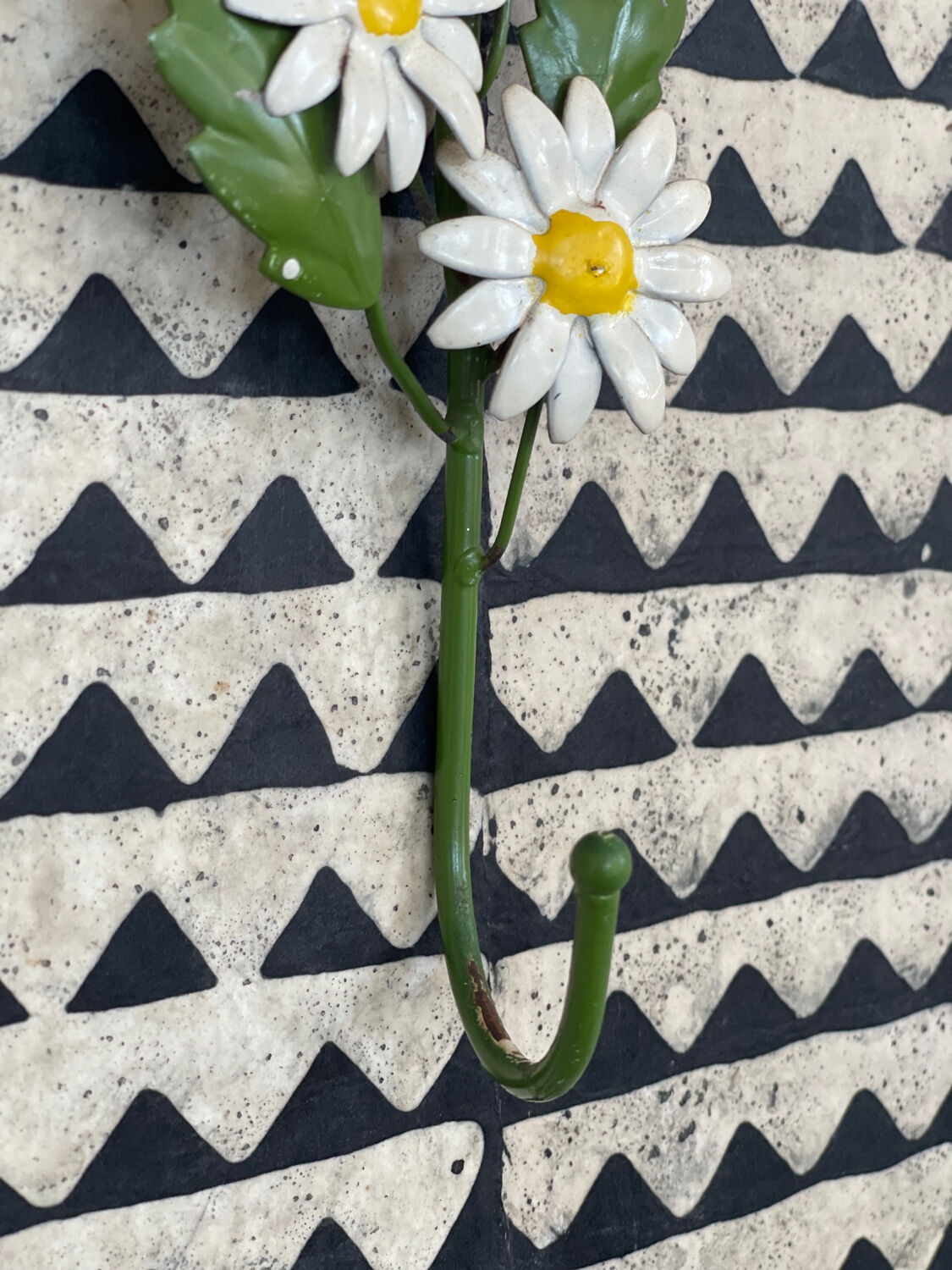 Vintage Italian metal mirror