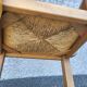 Country-style chair in solid oak