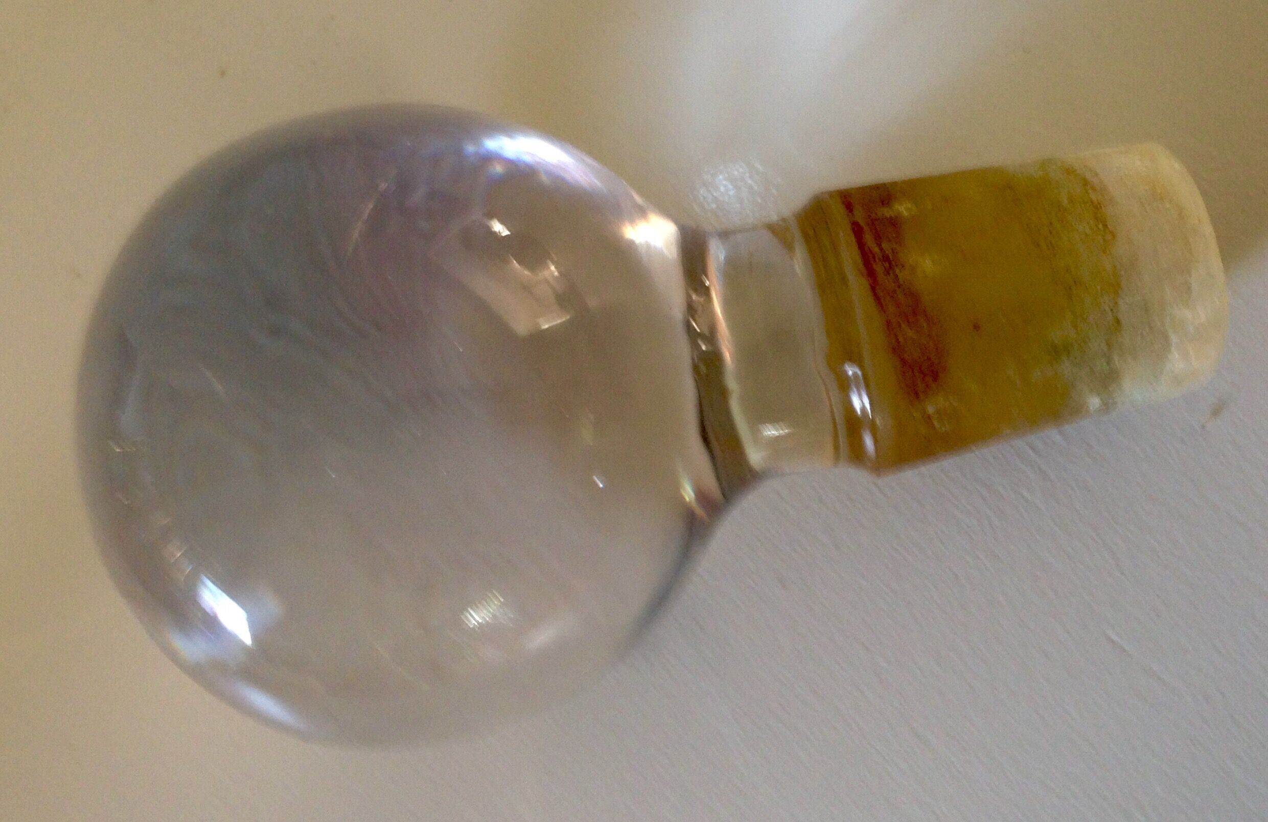 Crystal whiskey decanter