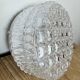 Vintage Glass Wall or Ceiling Light, 1970s