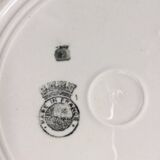 Set of 9 Badonviller Ironstone Soup Plates