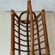 Vintage rattan magazine holder