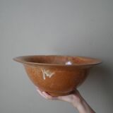 Ceramic stoneware salad bowl handmade pottery handcrafted bohemian country decoration